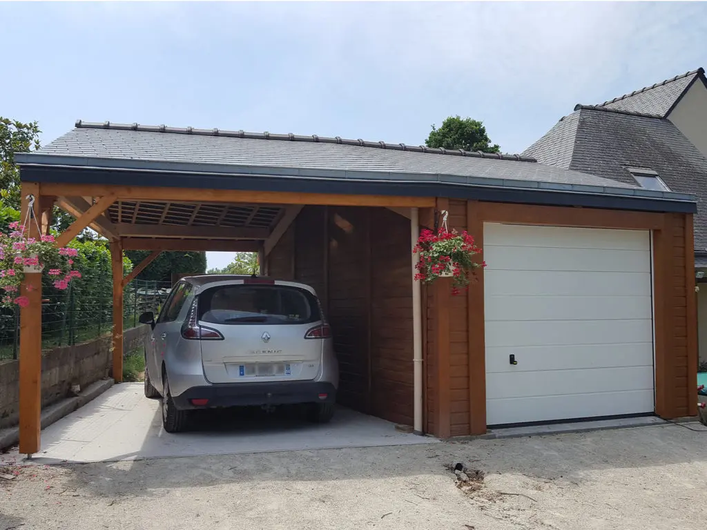 garage avec abri